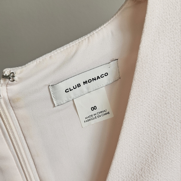 Club Monaco - Parisien dress - button detailing - size 00 - Picture 4 of 6